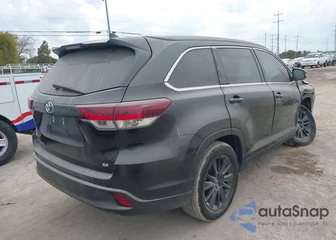 2019 Toyota Highlander Se from USA, damaged, VIN 5TDKZRFH5KS350465